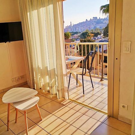 Menton Bord De Mer Studio Calme Avec Balcon, Ascenseur, Climatisation, Ideal Location Quiet Near Sea, Balcony, Elevator, Ac ภายนอก รูปภาพ