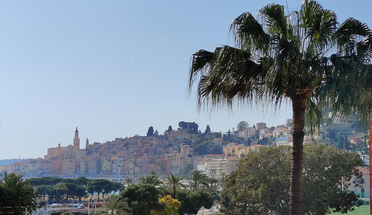 Menton Bord De Mer Studio Calme Avec Balcon, Ascenseur, Climatisation, Ideal Location Quiet Near Sea, Balcony, Elevator, Ac ภายนอก รูปภาพ