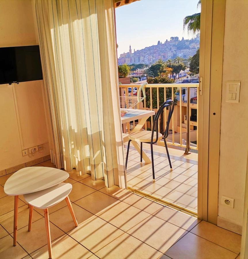 Menton Bord De Mer Studio Calme Avec Balcon, Ascenseur, Climatisation, Ideal Location Quiet Near Sea, Balcony, Elevator, Ac ภายนอก รูปภาพ